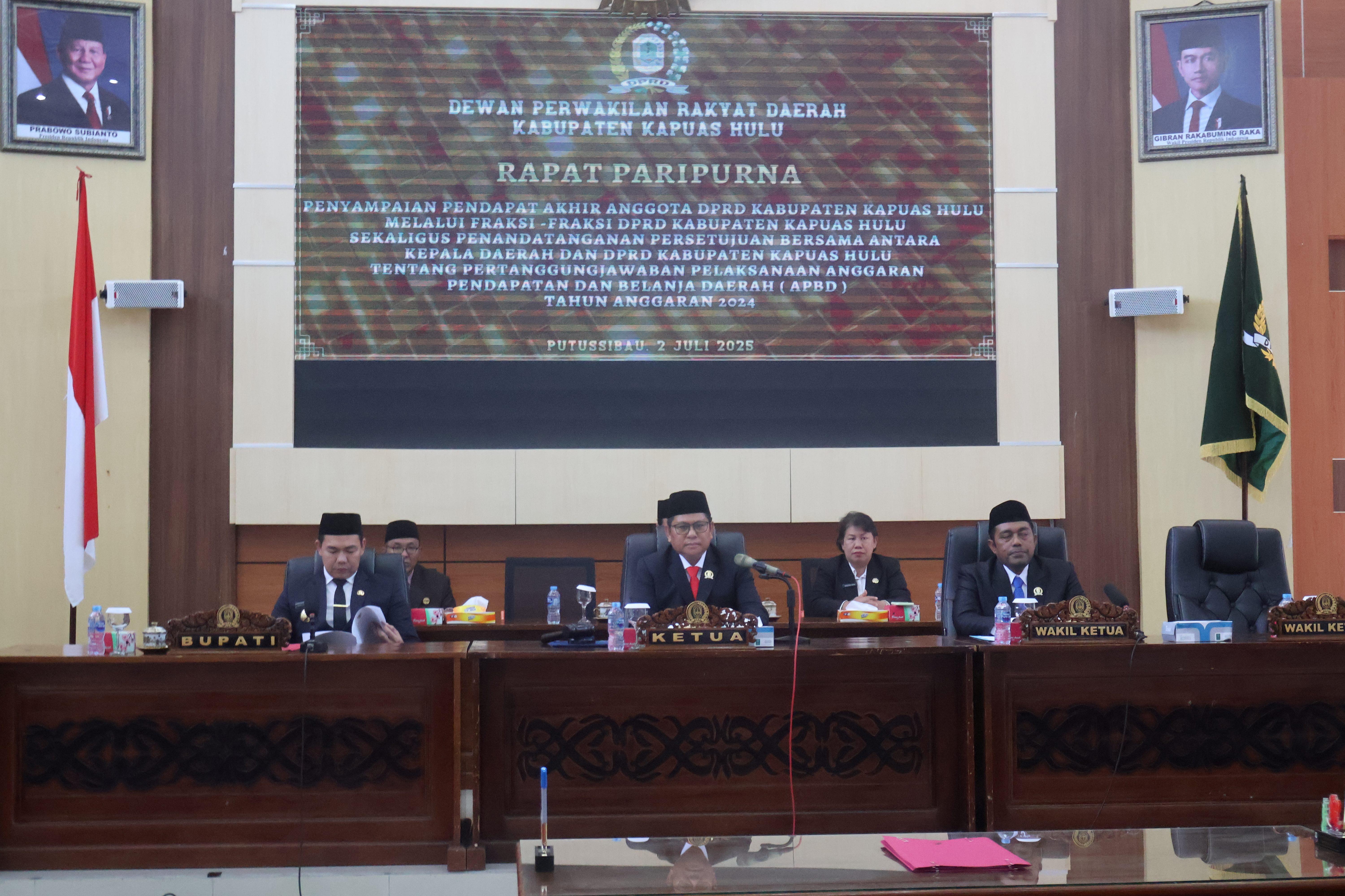 Imigrasi Putussibau Hadiri Rapat Paripurna DPRD Kapuas Hulu Bahas Pertanggungjawaban Pelaksanaan APBD 2024